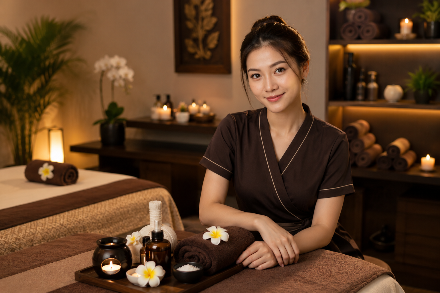Hot Oil Massage in Park View Layout